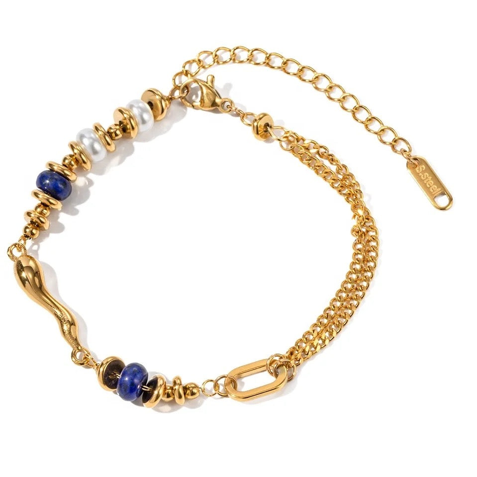 Lapis Dainty Bracelet