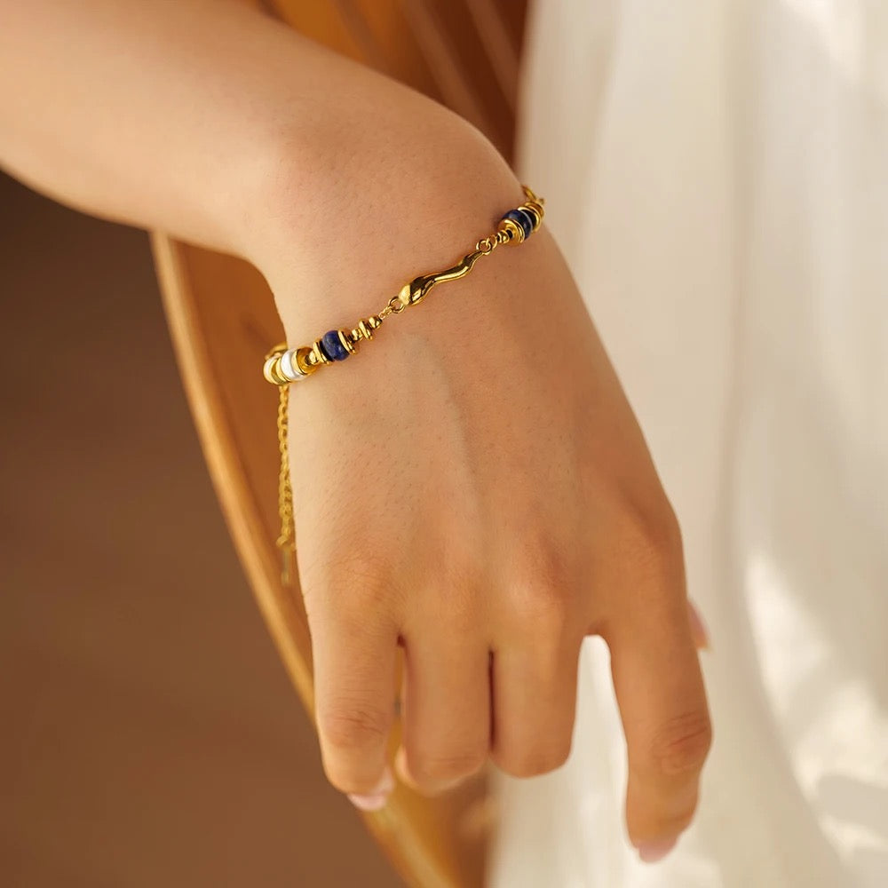 Lapis Dainty Bracelet