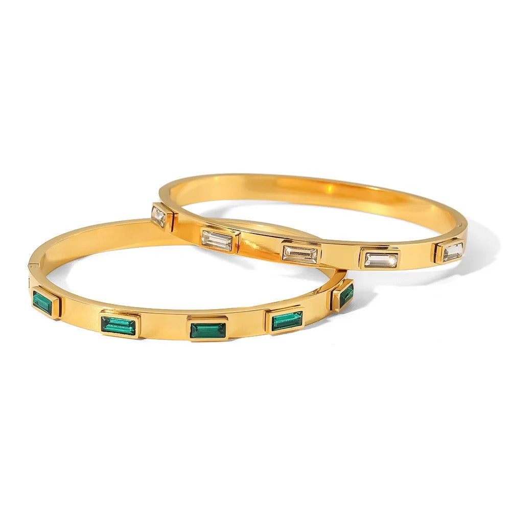 Zircon Clip Bracelet