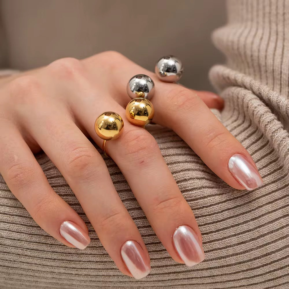 Geometric Ball Open Ring