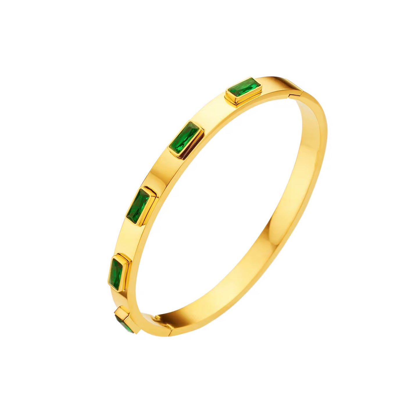 Zircon Clip Bracelet