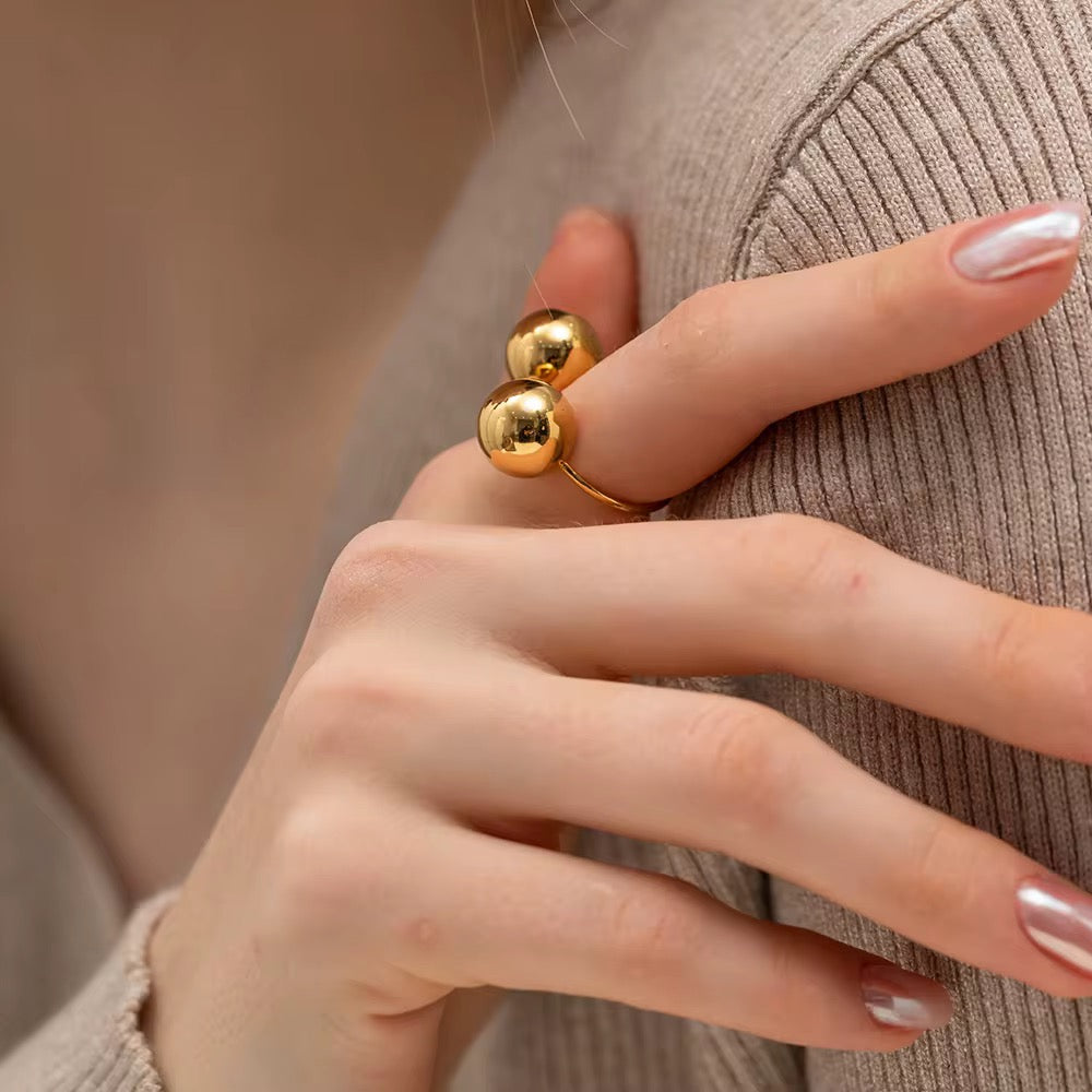 Geometric Ball Open Ring