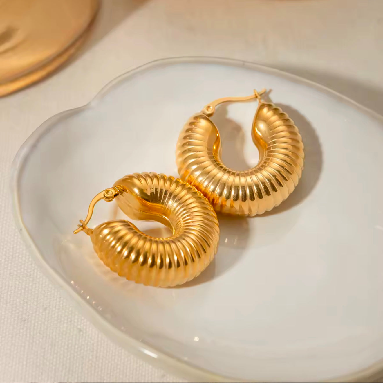 Hollow Hoop Earring