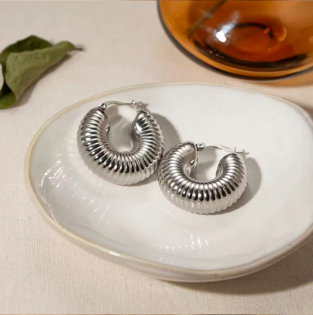 Hollow Hoop Earring