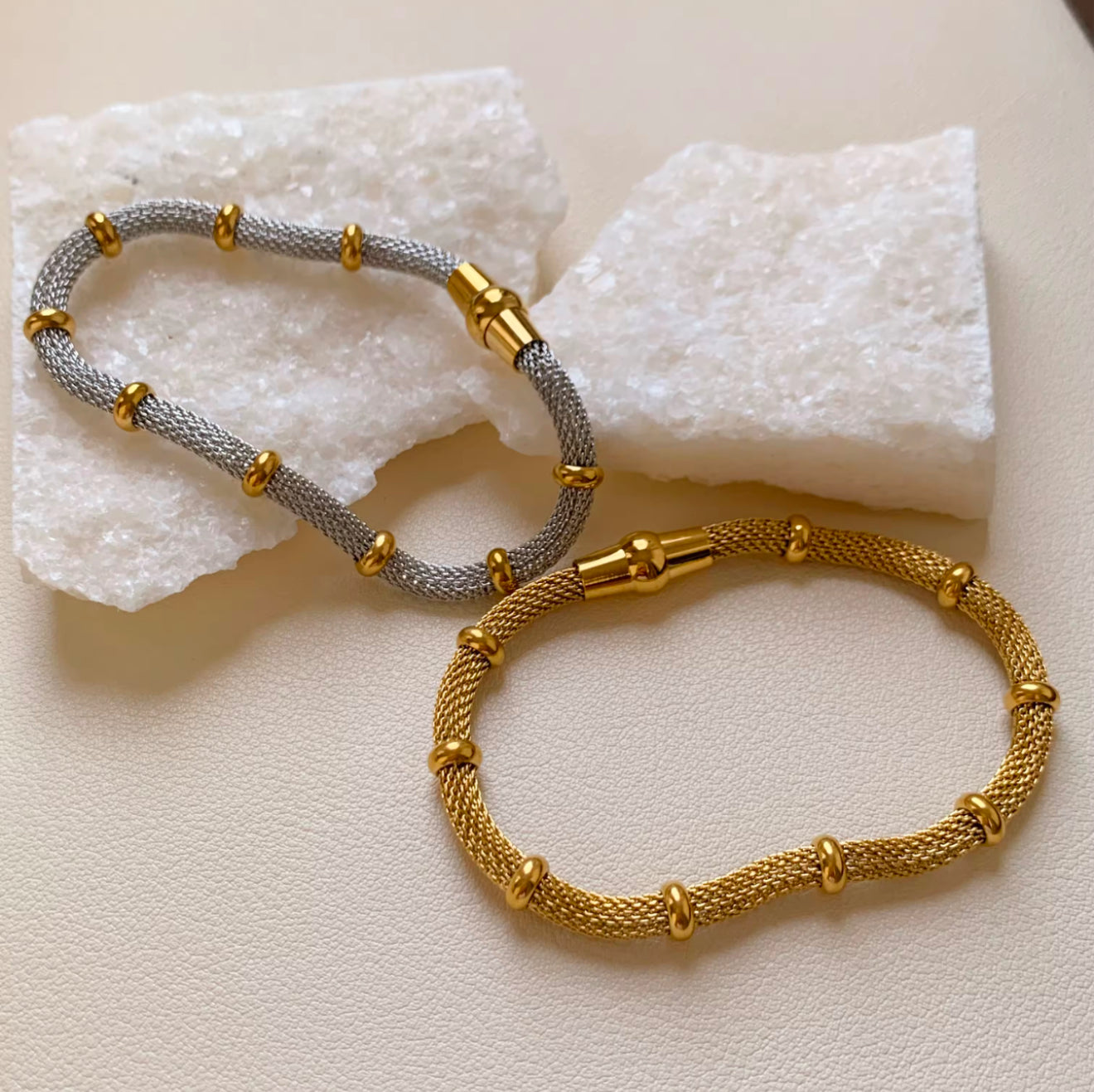 Aria Mesh Minimalist Bracelet
