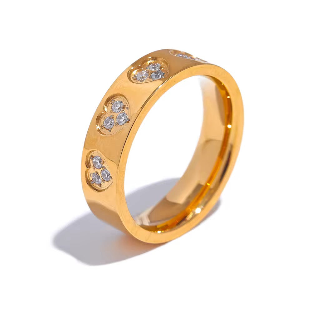 Heart Steel Ring