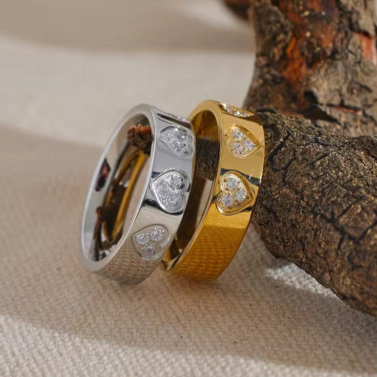 Heart Steel Ring