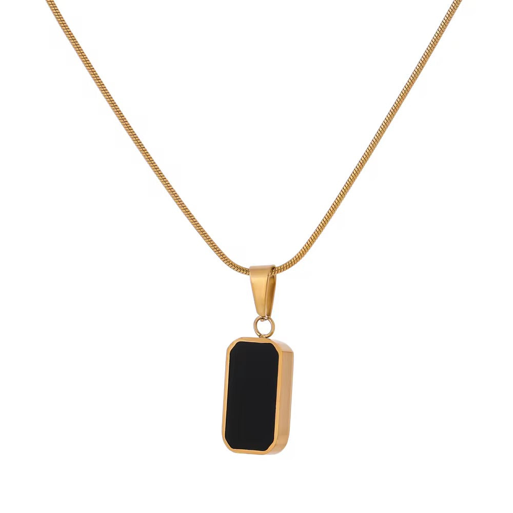 Double Sided Pendant Necklace