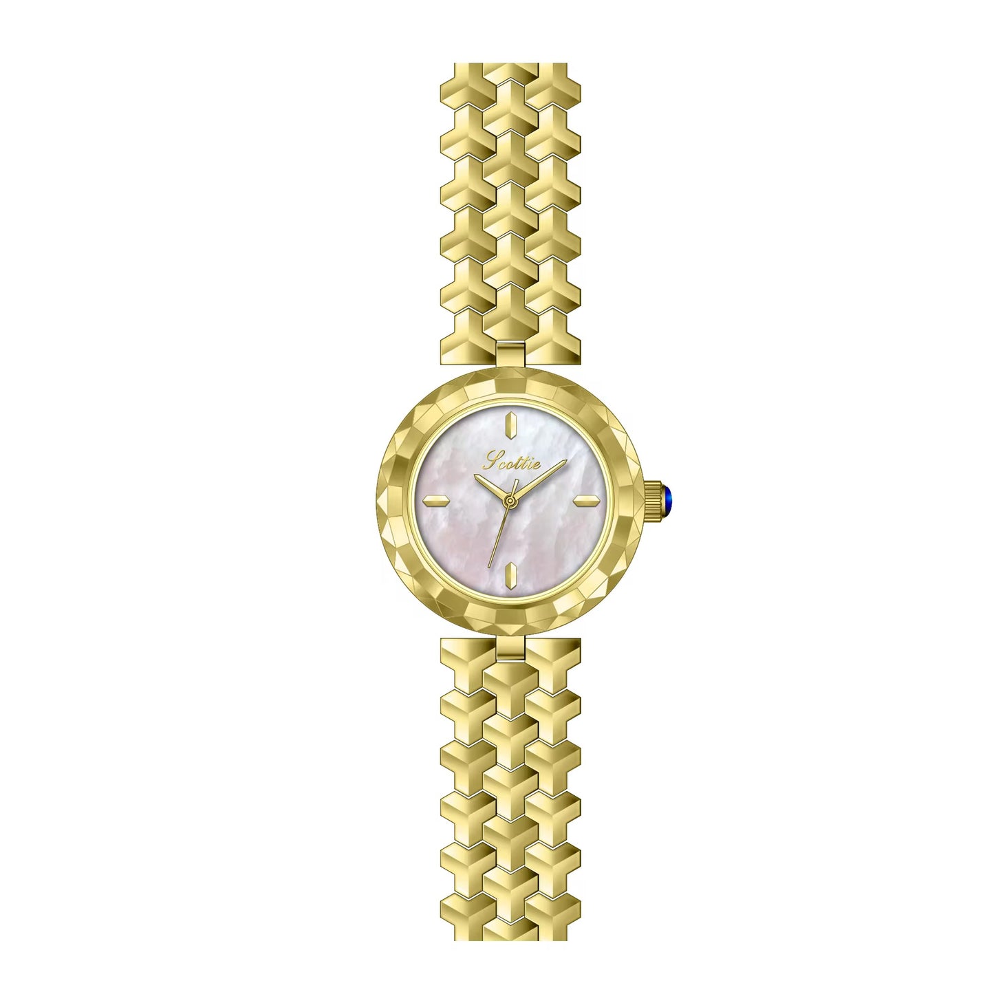 Ladies Round Quartz Watch - 18.5mm