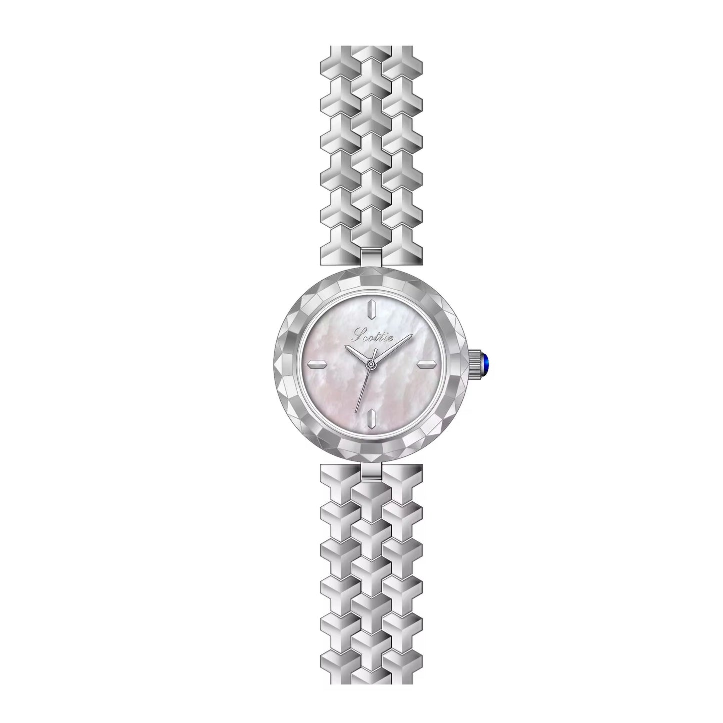 Ladies Round Quartz Watch - 18.5mm