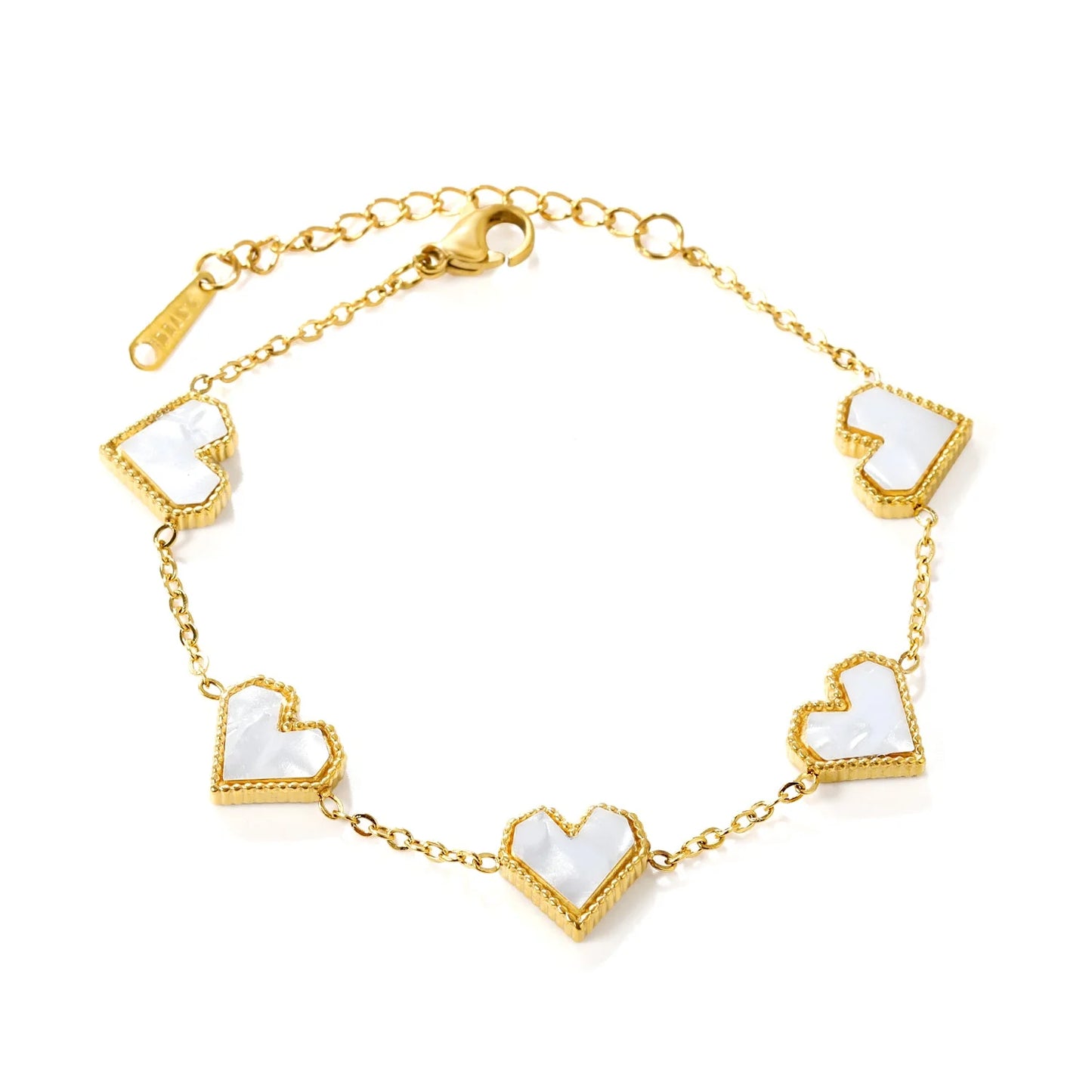 Gold Heart Bracelet