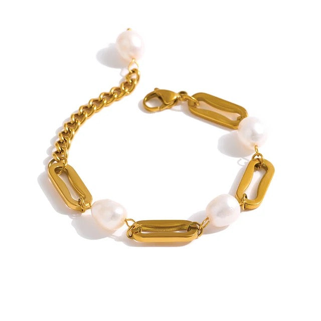 Pearl Chain Bracelet