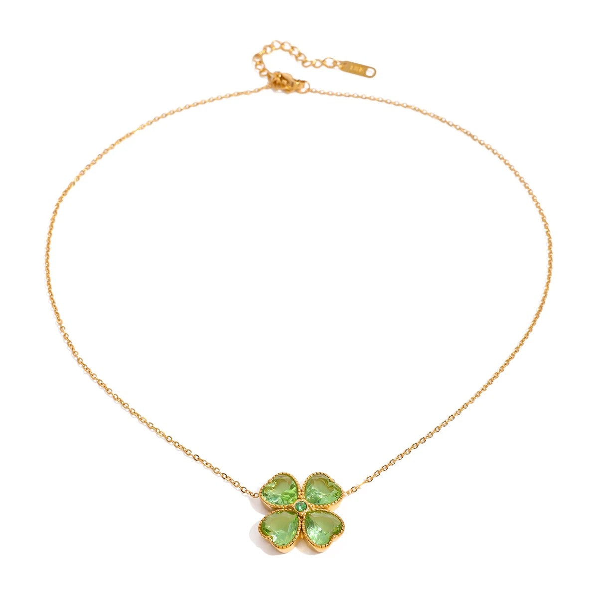 Clover Design Necklace & Earring