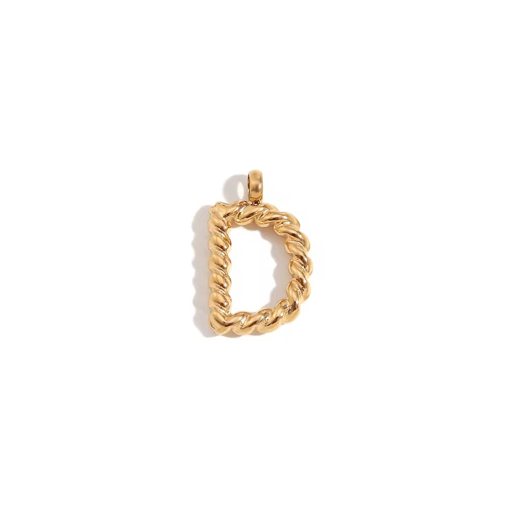 Letter Charm Necklace