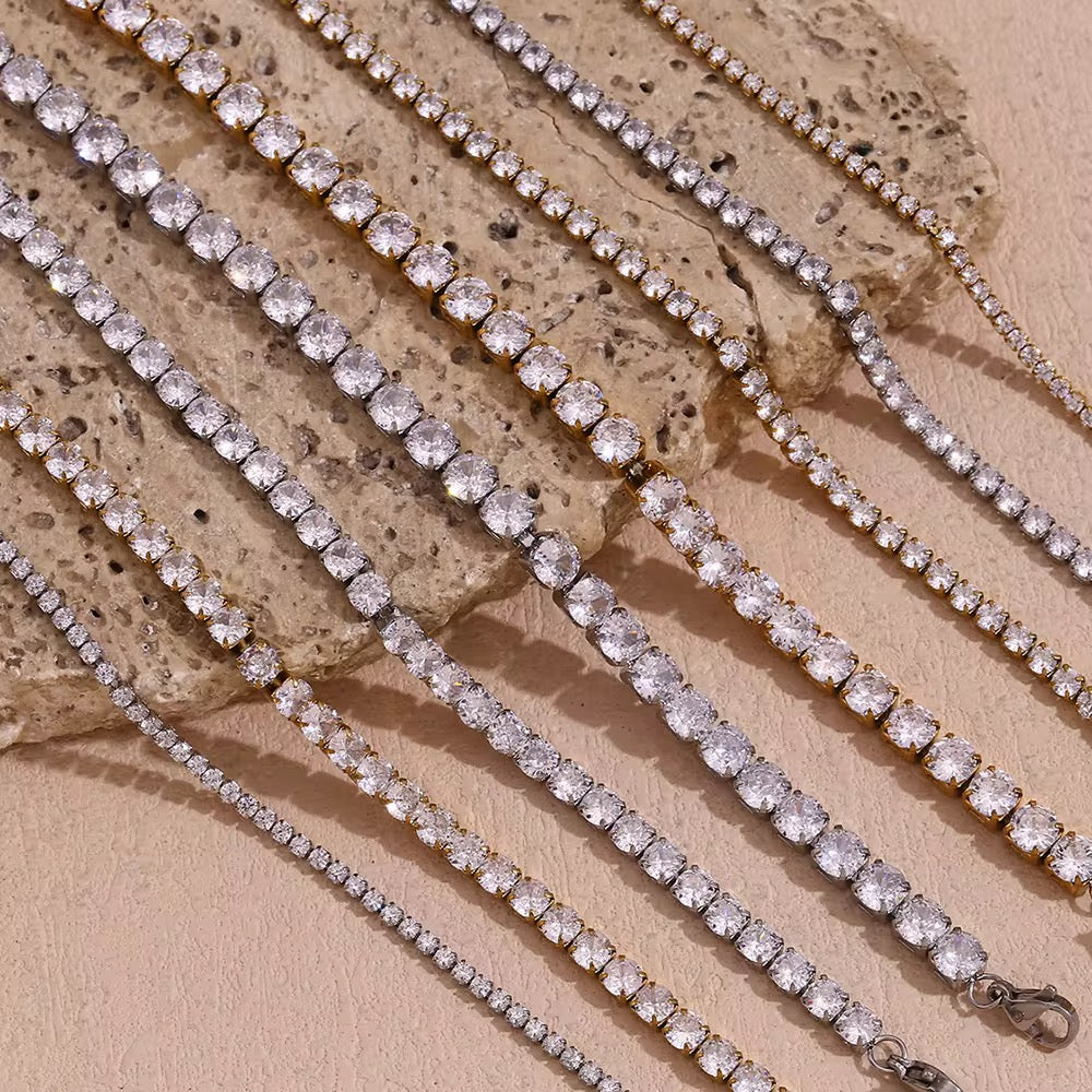 Square Tennis Bracelet