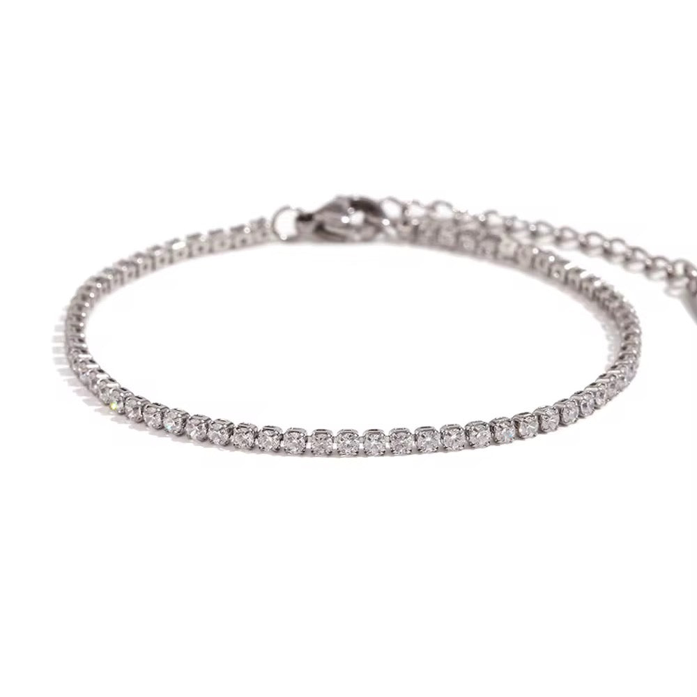 Square Tennis Bracelet