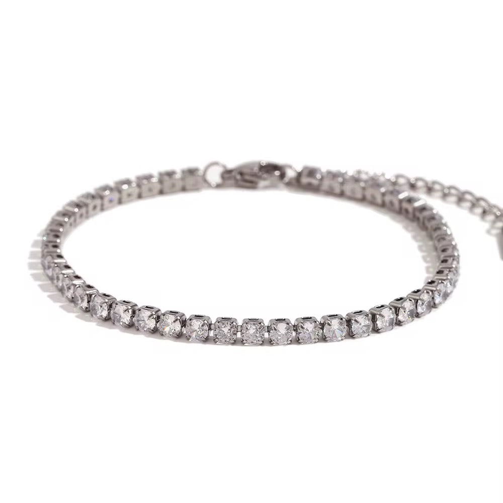 Square Tennis Bracelet