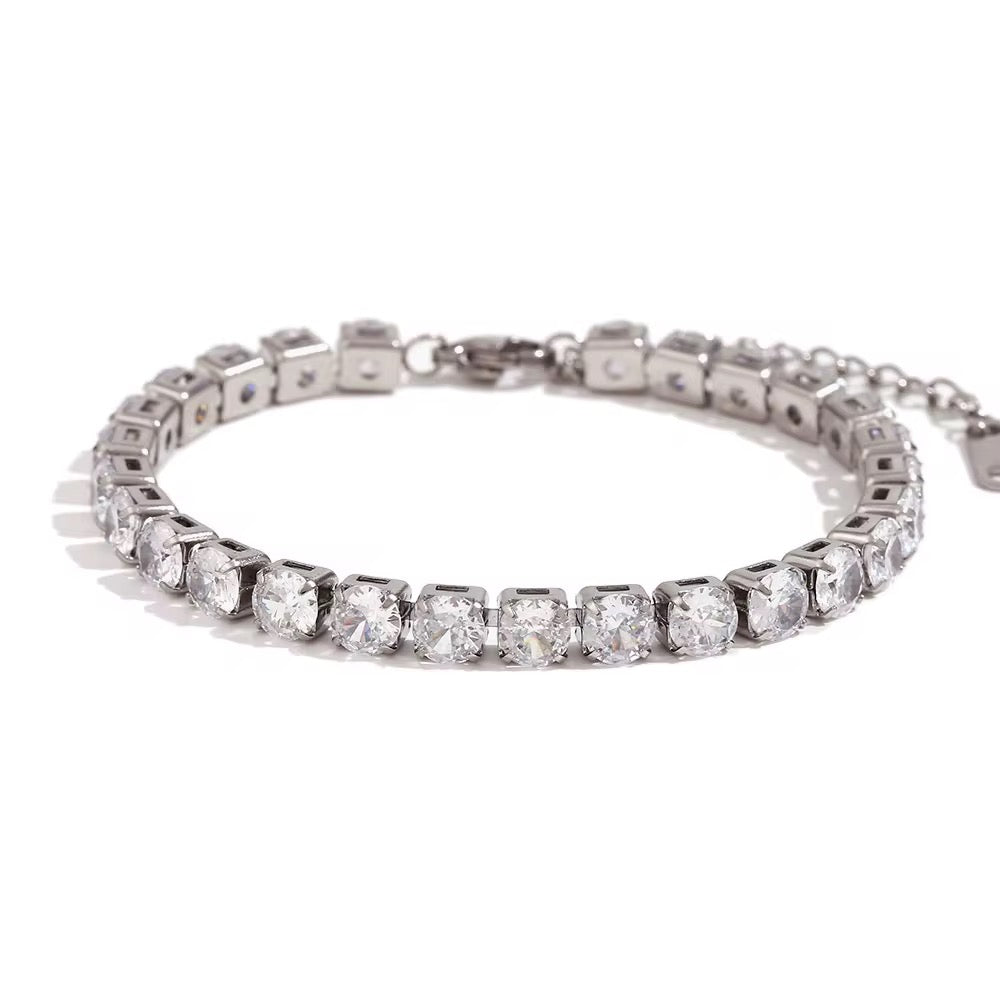 Square Tennis Bracelet