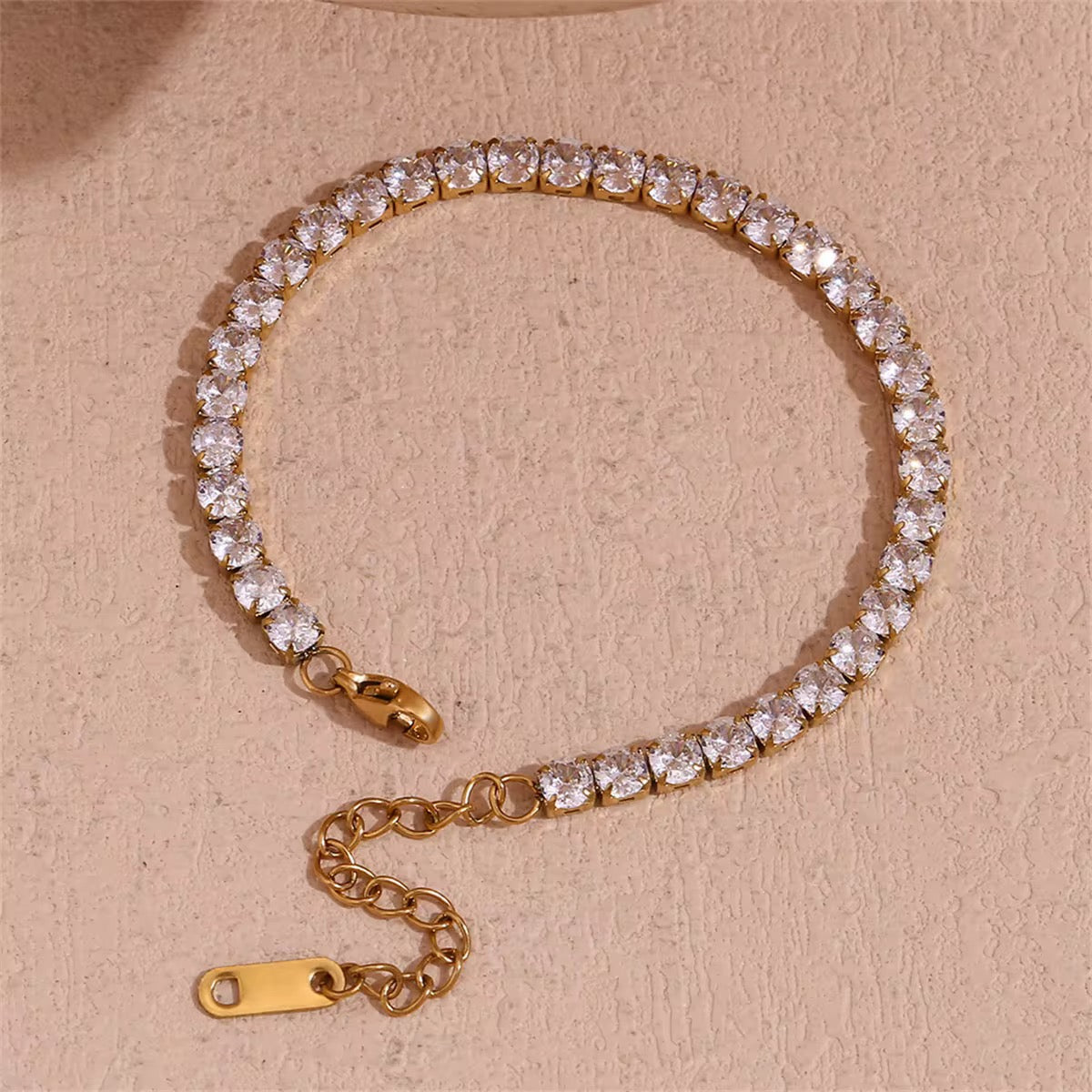 Square Tennis Bracelet