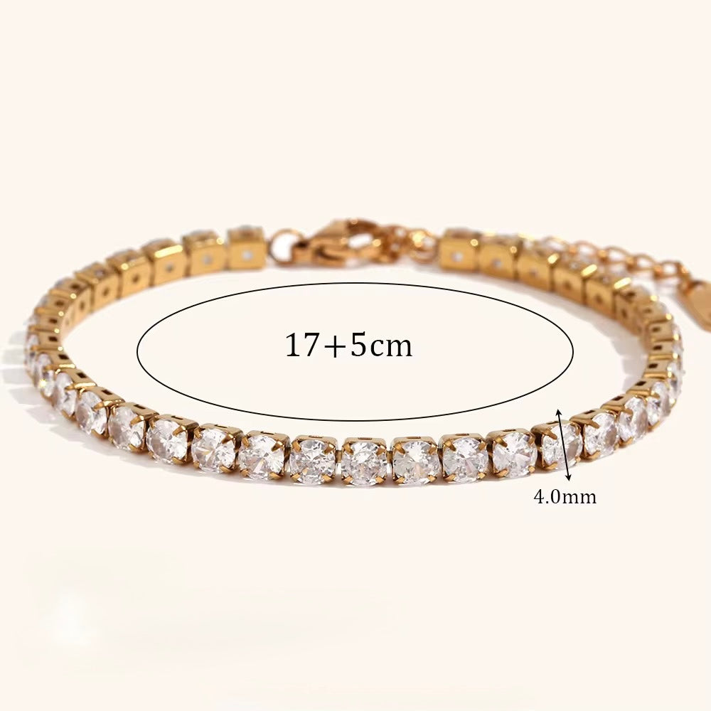 Square Tennis Bracelet