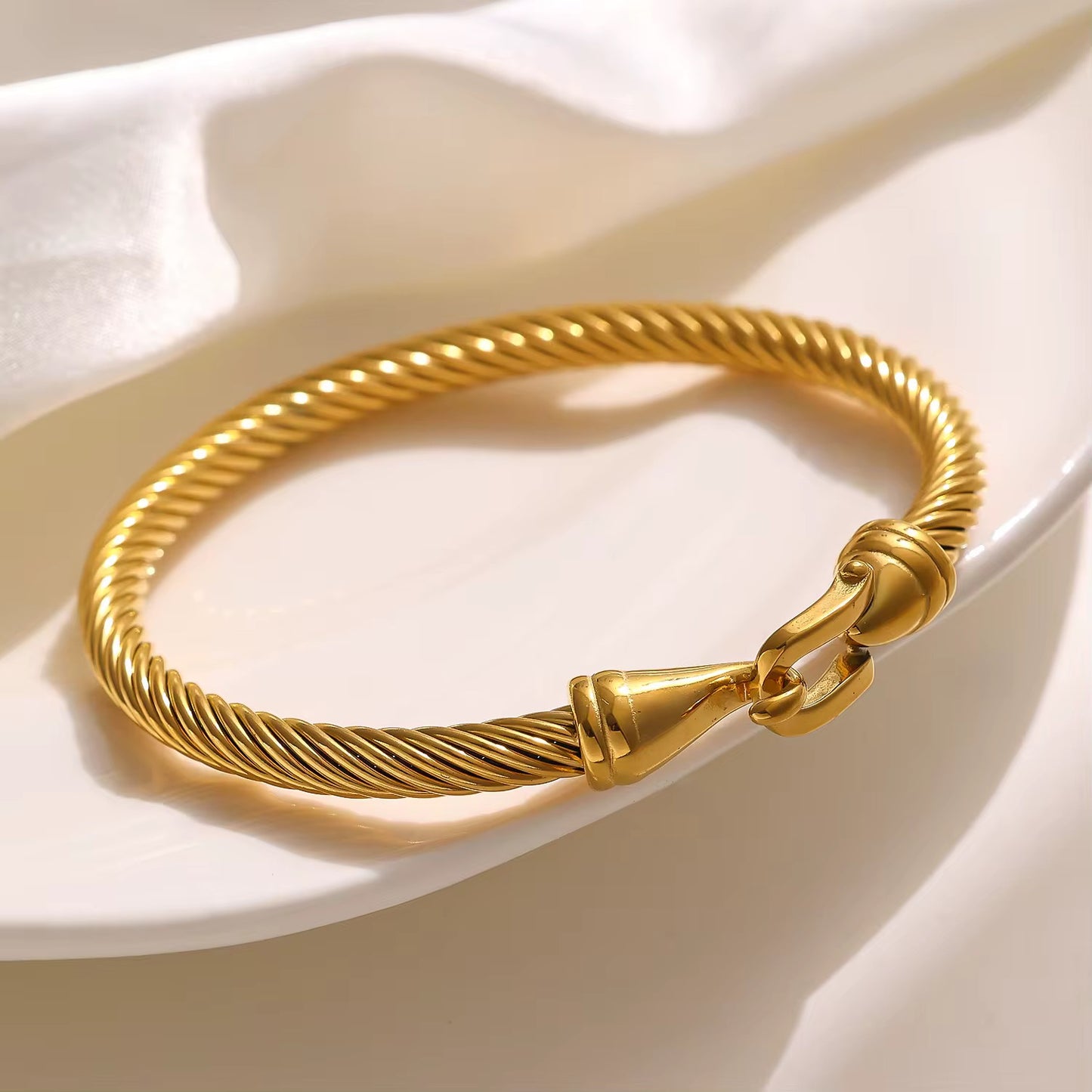 Gold Bangle Bracelet