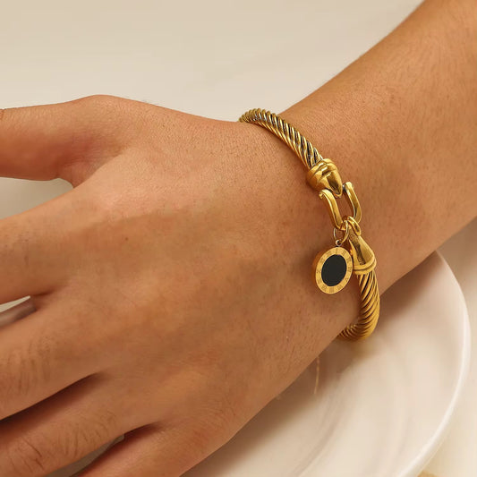 Gold Bangle Bracelet