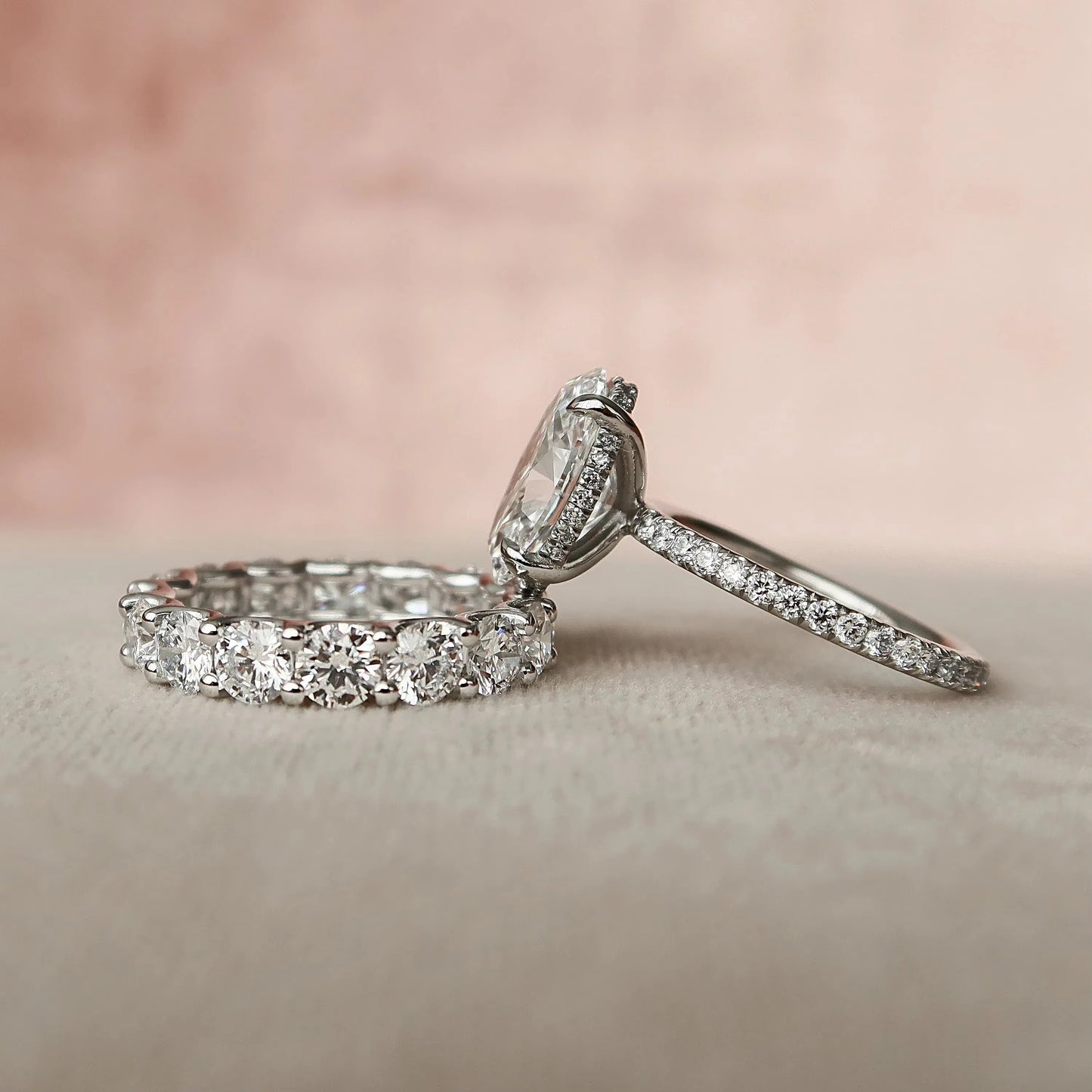 2.0ct Stering Silver - Oval Cut Ring