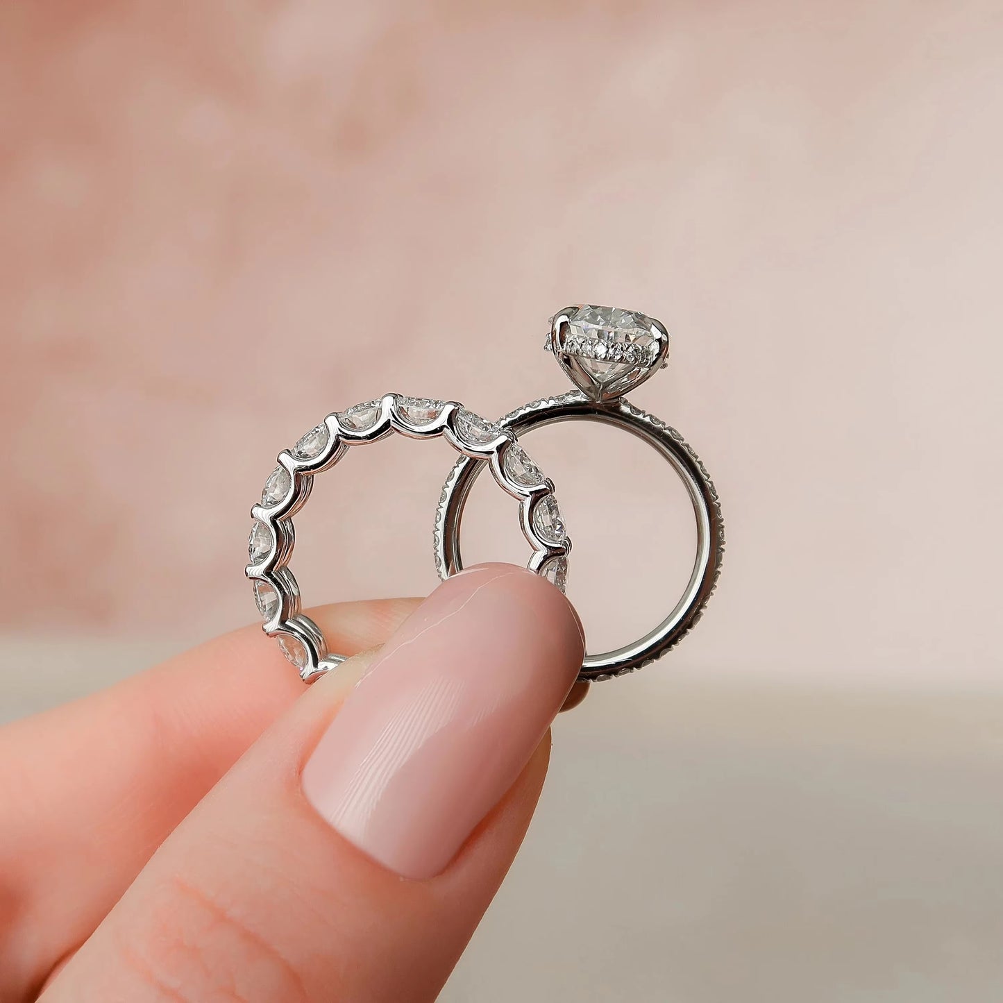 2.0ct Stering Silver - Oval Cut Ring