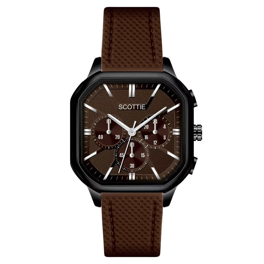 Octagon Silicone Mens Watch - 40MM