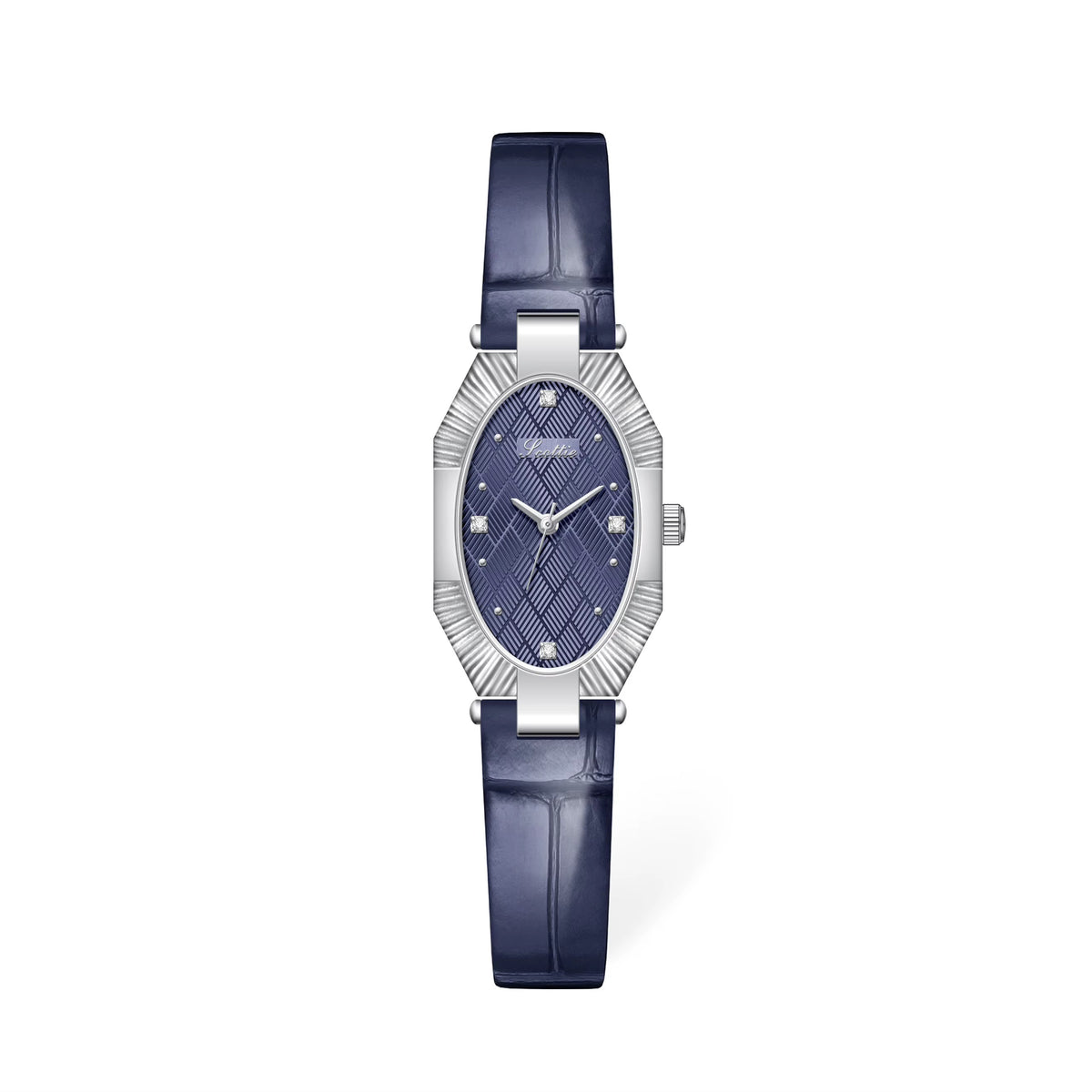 Women Leather Octagon Watch - 30mm