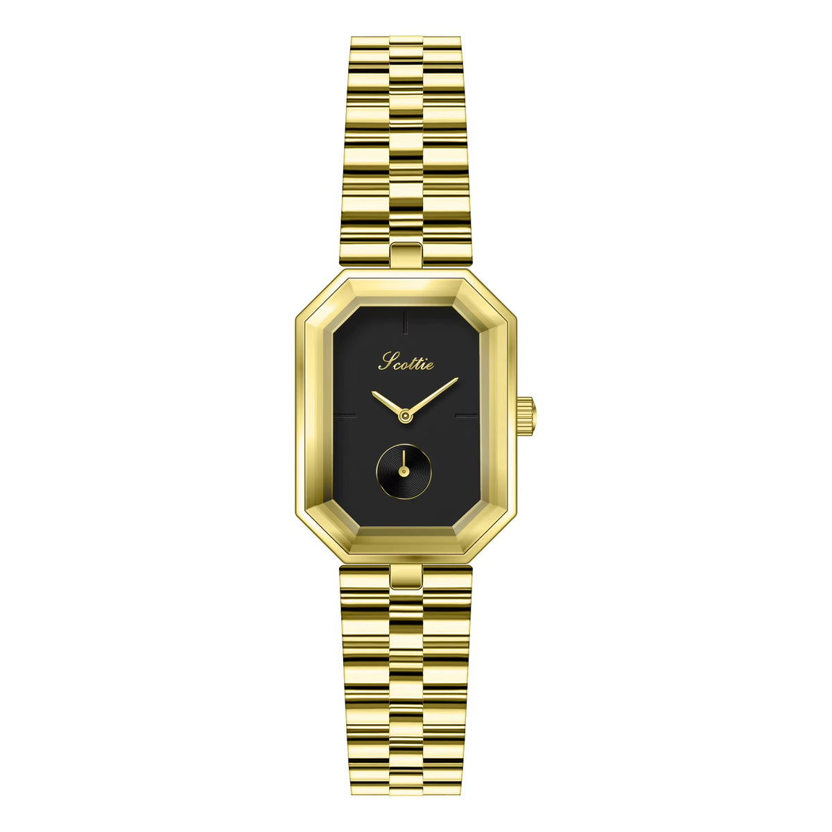 Octagon Womens Gold Watch - 26.8MM
