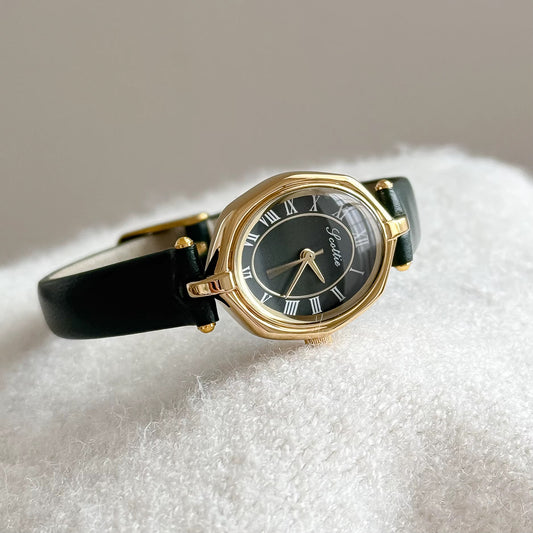 Women Leather Octagon Watch - 26.5mm