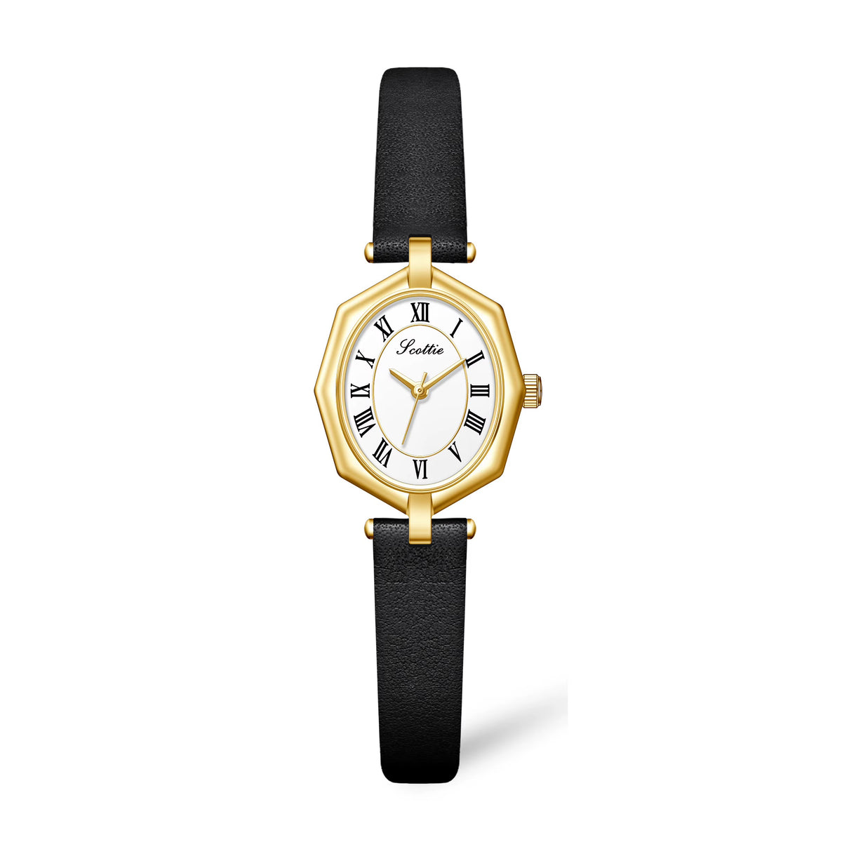 Women Leather Octagon Watch - 26.5mm