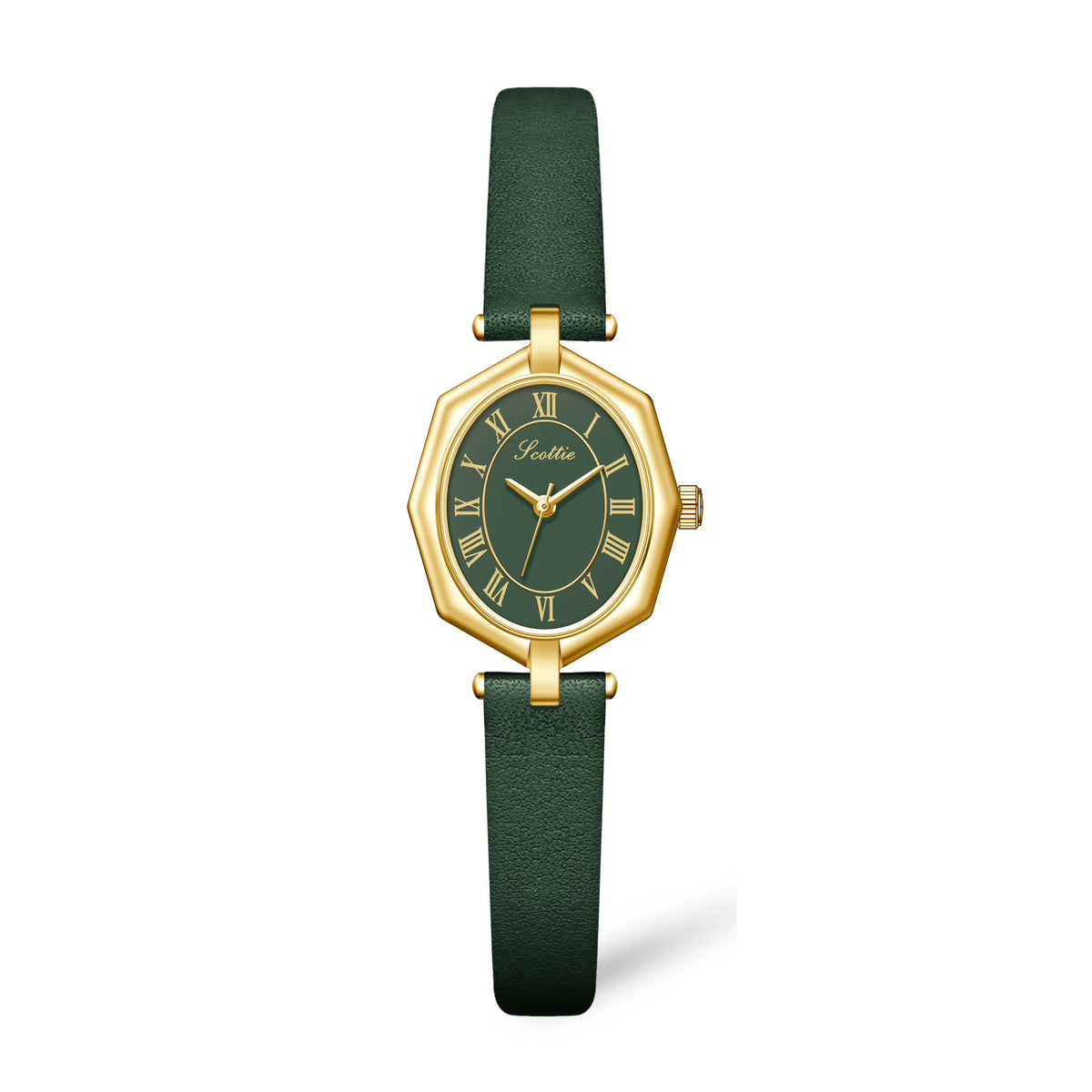 Women Leather Octagon Watch - 26.5mm