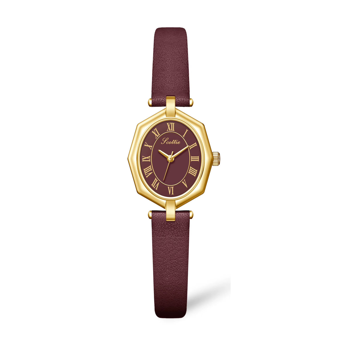Women Leather Octagon Watch - 26.5mm