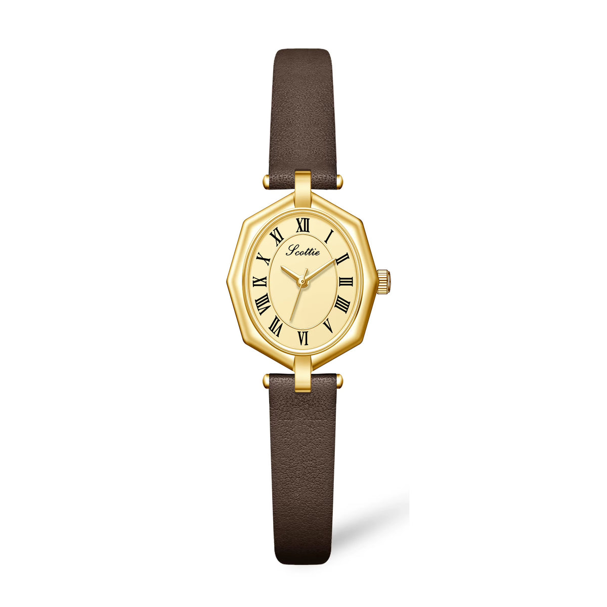Women Leather Octagon Watch - 26.5mm