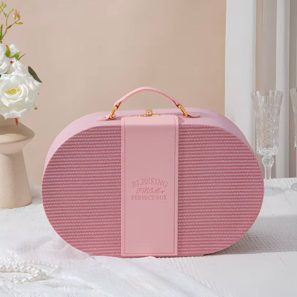 Oval Gift Box - Pink