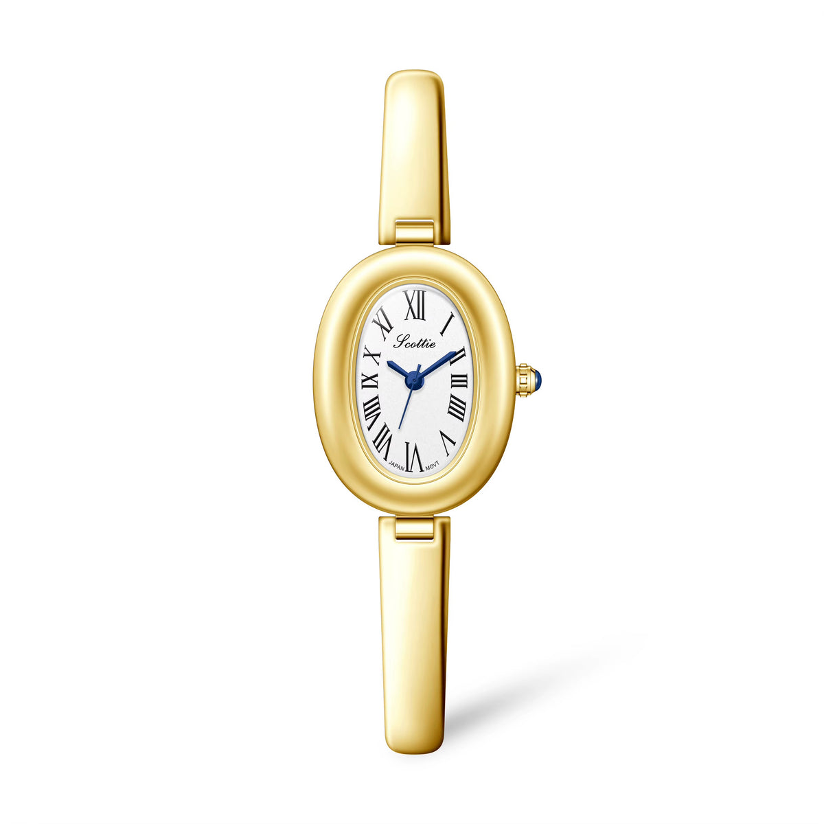 Women Oval Stainless Steel Watch - 24mm