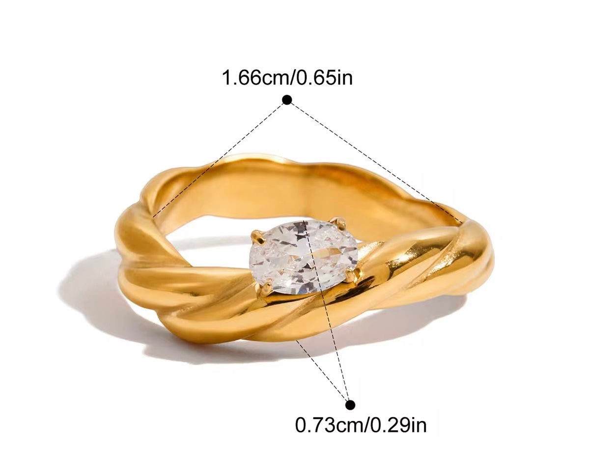 Irregular Stainless Steel Rings