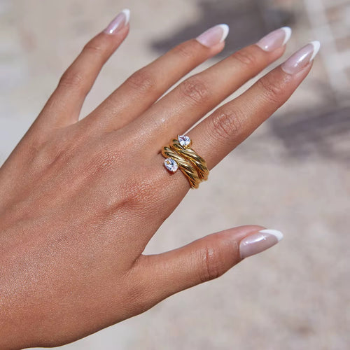 Irregular Stainless Steel Rings