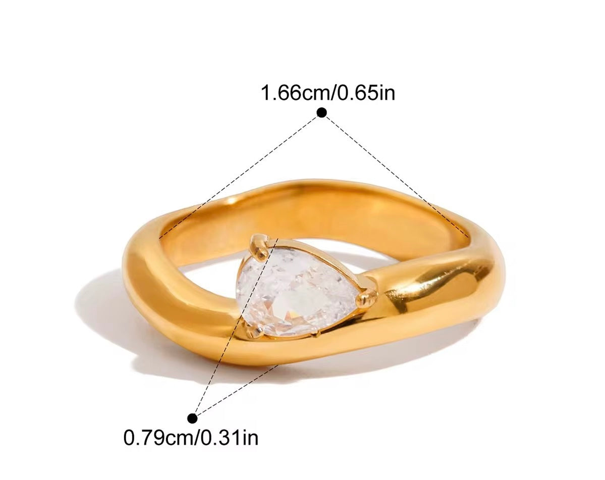 Irregular Stainless Steel Rings