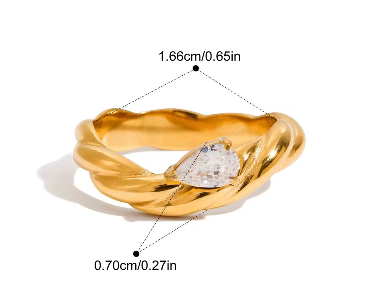Irregular Stainless Steel Rings