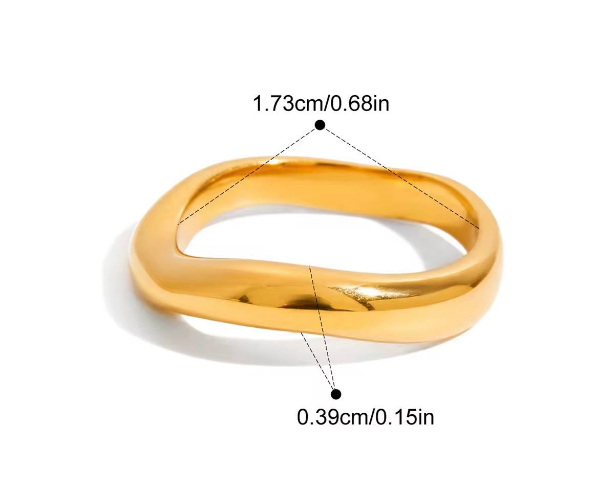Irregular Stainless Steel Rings