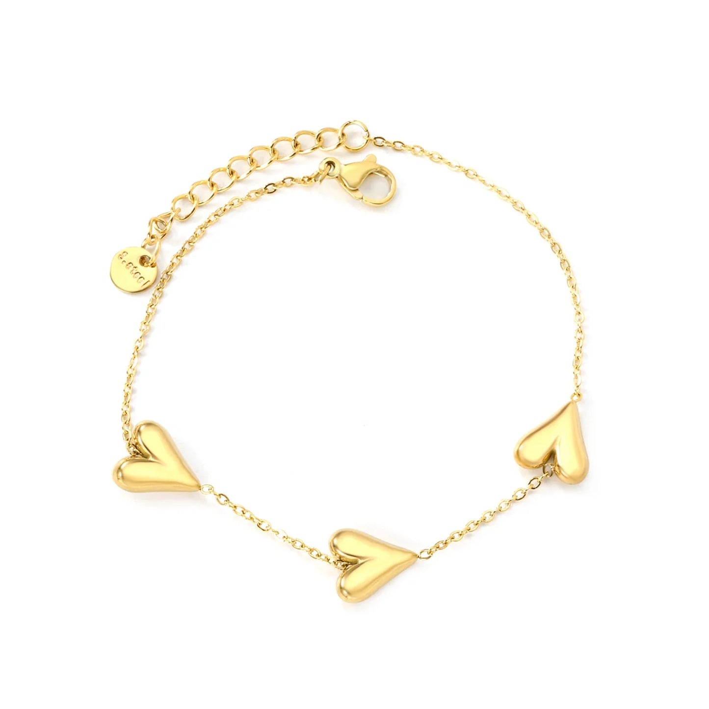 Gold Heart Bracelet