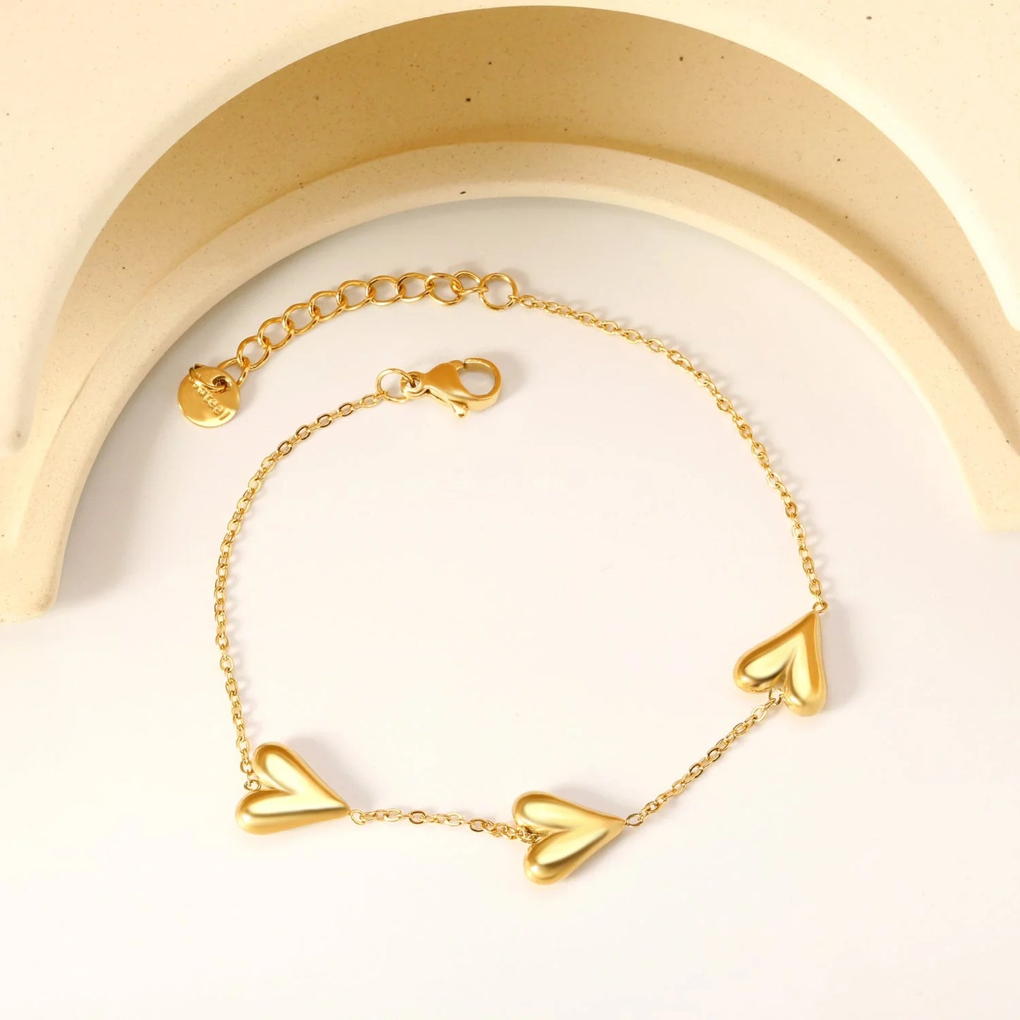 Gold Heart Bracelet