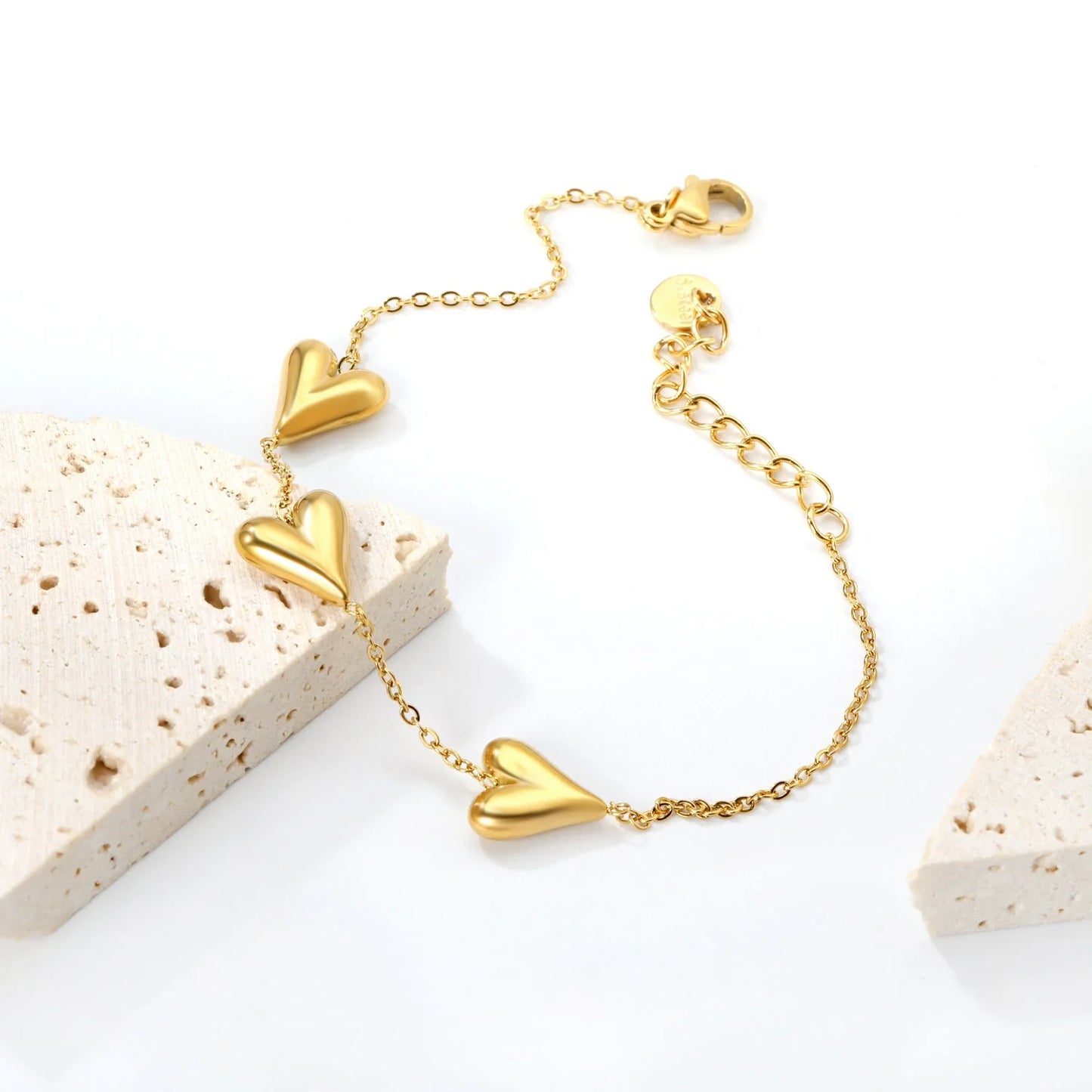 Gold Heart Bracelet