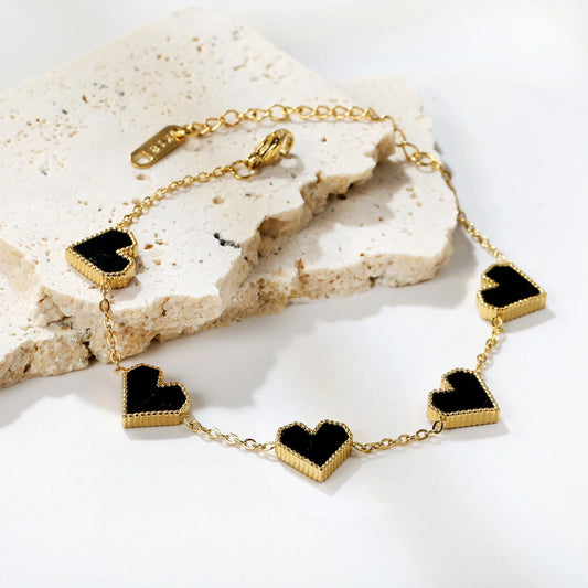 Gold Heart Bracelet