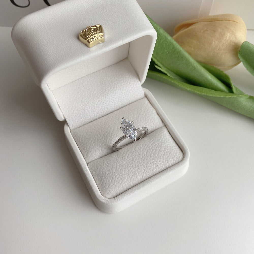 1.5ct Sterling Silver Marquise Cut - Silver