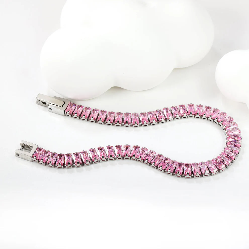 Rectangle Tennis Bracelet