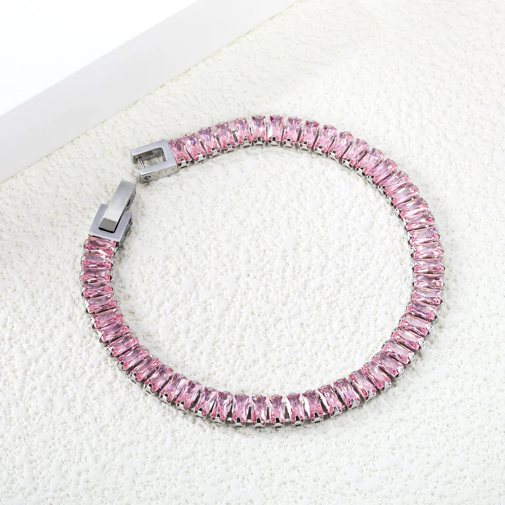 Rectangle Tennis Bracelet